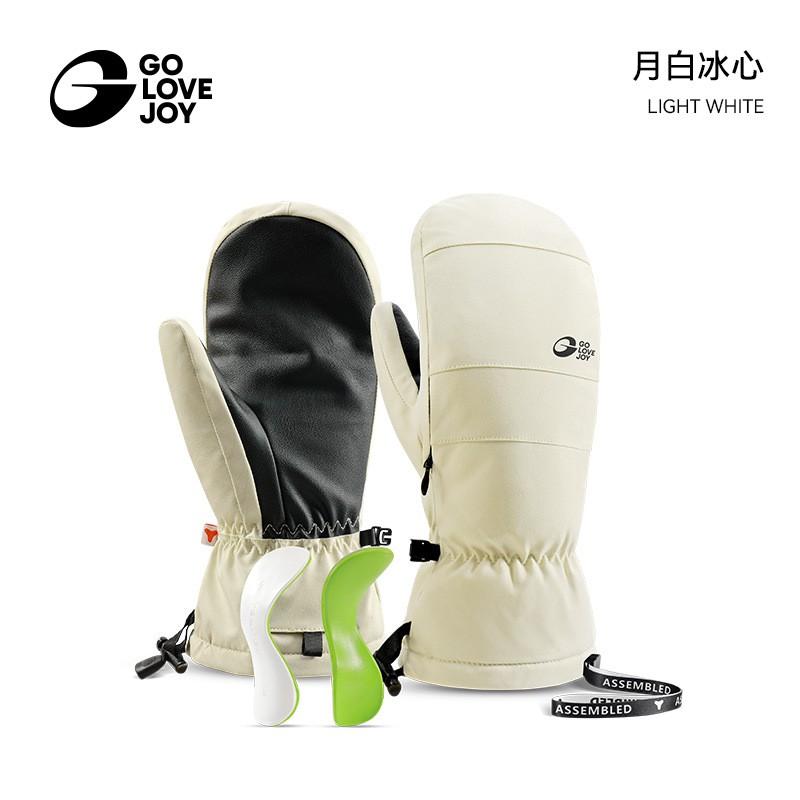 Womens Winter Ski Gloves Windproof Water Resistant Shock Absorbing Thermal Lined With 3M Thinsulate Insulation