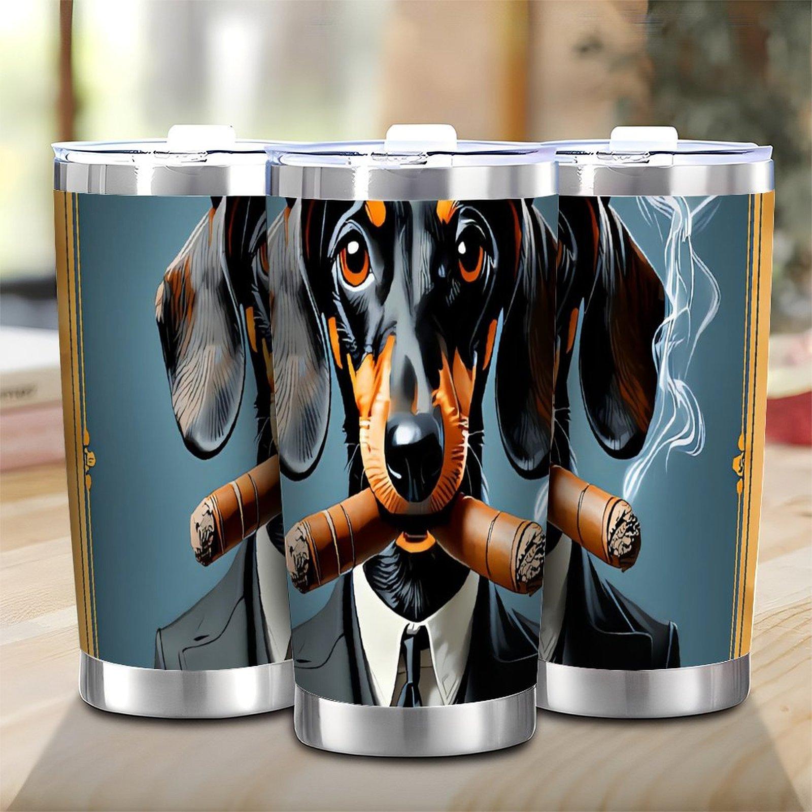 High-End Range Series 20oz Double Silver Side Stainless Steel Beverage Cup 20oz(566.99g)