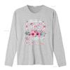 65 Year Old Made In 1959 Floral 65th Birthday s Women T Shirt vintage Washed designer clothes Breathable Versatile Comfortable