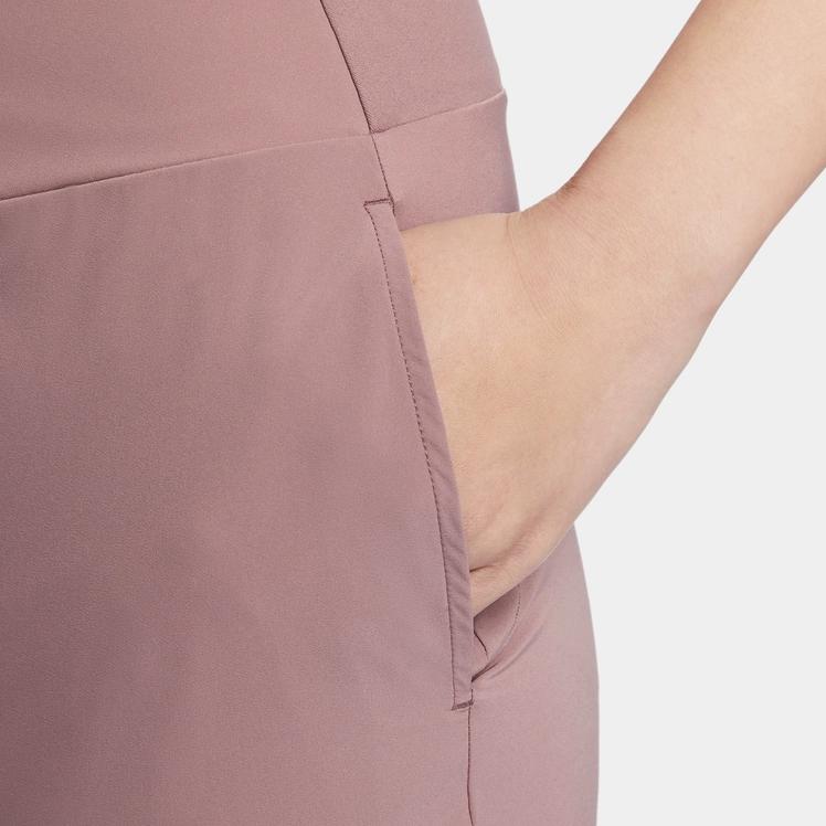 New Nike Dri FIT Bliss Knitted Sweatpants Women's Smoky Purple Red DV9454-208