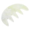 Jade Massage Comb Scalp Gua Sha Tool for Face and Hair, Multifunctional Scalp Massager, Jade Green, Relieve Headache Promote Hair Growth