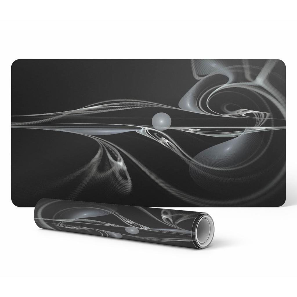 Protective Mat Desk Pad Table Tabletop Abstract Wave 90X45 Cm