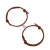 Milanese Magnetic Attraction Couple Bracelets - Pair of Simple Alloy Rope Jewelry
