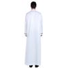 Middle East Casual Men's Stand-Up Collar Robe - Loose Fit, Hot-Selling Back Design