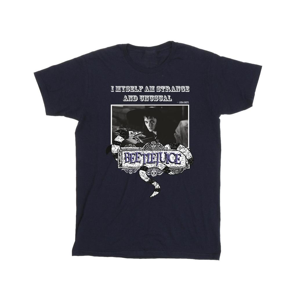 Beetlejuice Mens Strange And Unusual Cotton T-Shirt