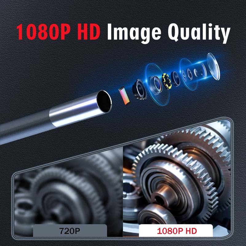 Single 360 Degree Rotating Dual Lens Automotive Boroscope Sewer Pipe Inspection Endoscope Camera Industrial 3.9mm High Quality