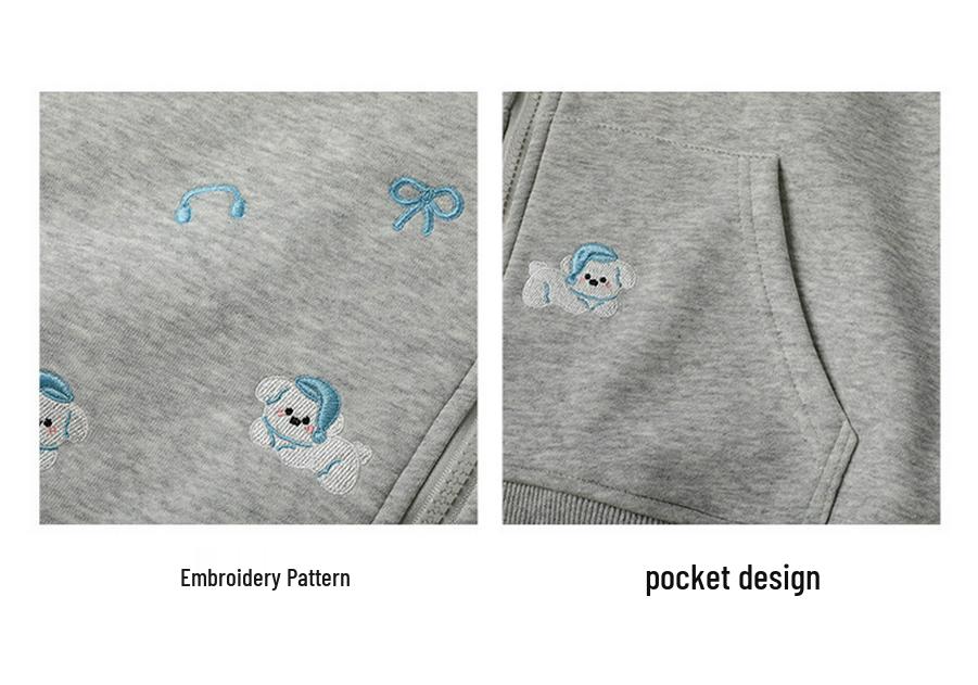 Girls' Stylish Hooded Autumn Coat 2026 - Fashionable & Sweet Children's Top