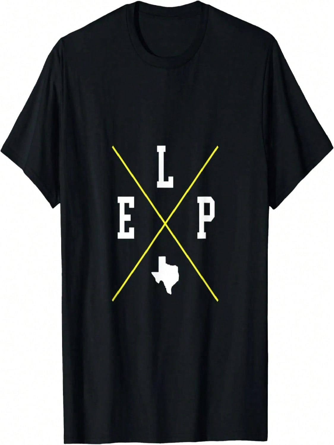 Ретро футболка El Paso Texas ELP с винтажным крестом S разноцветный