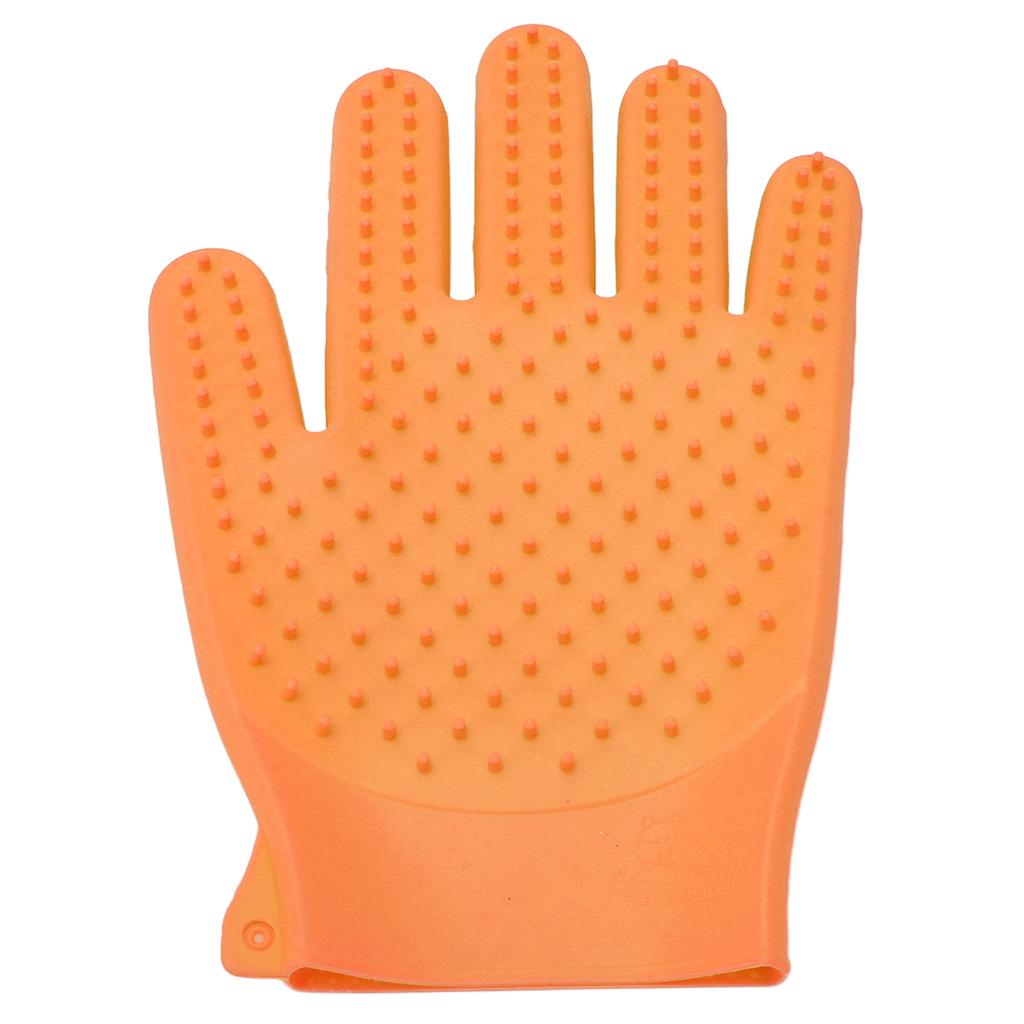Pet Grooming Glove Silicone Double Sided Fast Frothing   Cat Hair Removal Glove for   and Short Hair