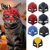 Pet Superhero Costume Cat Bat Mask Cats Cosplay Spider Hero Heroic for Halloween Outfit Party Dress-up Photography Prop Stylish
