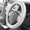Bonform Steering Wheel Cover Boa Support L (40-42mm) White Car Accessory