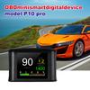 P10/P10-PRO Car Head Up Display OBD2 Smart Digital Dashboard Head Up Display Mileage OBD Driving Computer Temperature Gauge