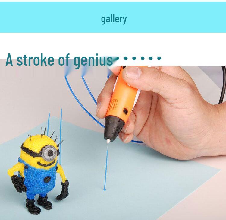 3D Printing Pen for Kids - Stereoscopic Painting Graffiti DIY Educational Toy