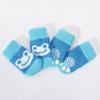 Four Seasons Non-Slip Pet Socks with Big-Eyed Cartoon Design