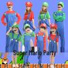 Parent-Child Super Mario Halloween Cosplay Costumes