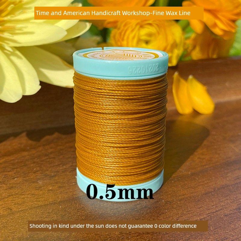 

3-прядная 6-прядная южноамериканская вощеная нить ручного плетения шнур материал для DIY 0,35 0,5 мм чрезвычайно тонкая плетеная вощеная нить для ремешка, браслета