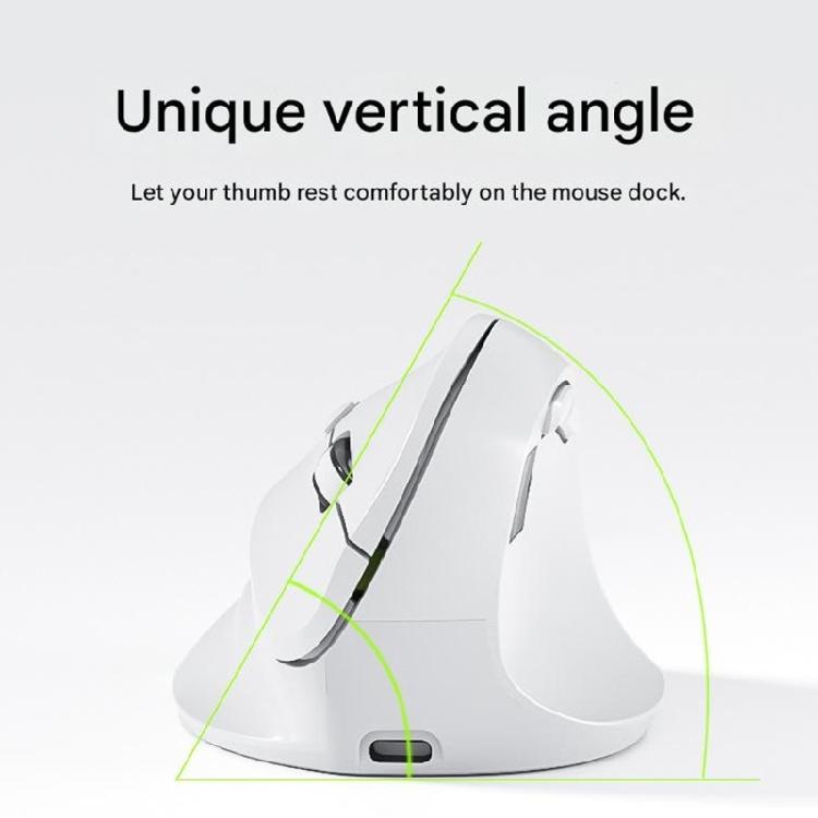 Type C Wireless Vertical Mouse 2.4G Ergonomic Mouse 4800DPI Mouse Bluetooth-compatible Optically Mouse for PC Computer