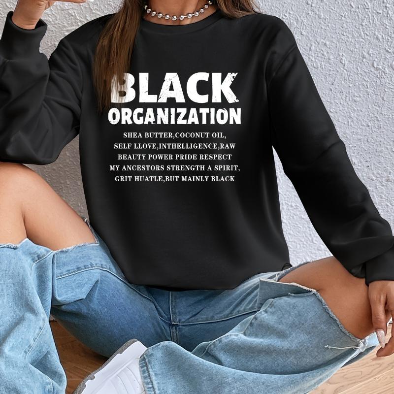 Women s Printed Crew Neck Hoodie, Soft & Stylish, Essential for Autumn Daily S