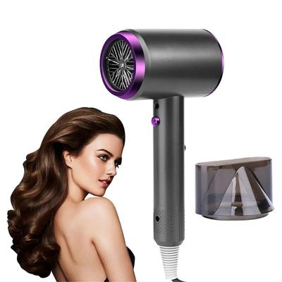 5558asciugacapelli con diffusore, asciugacapelli ionico da 1600 W, asciugacapelli portatile professionale e accessori per donne con capelli ricci