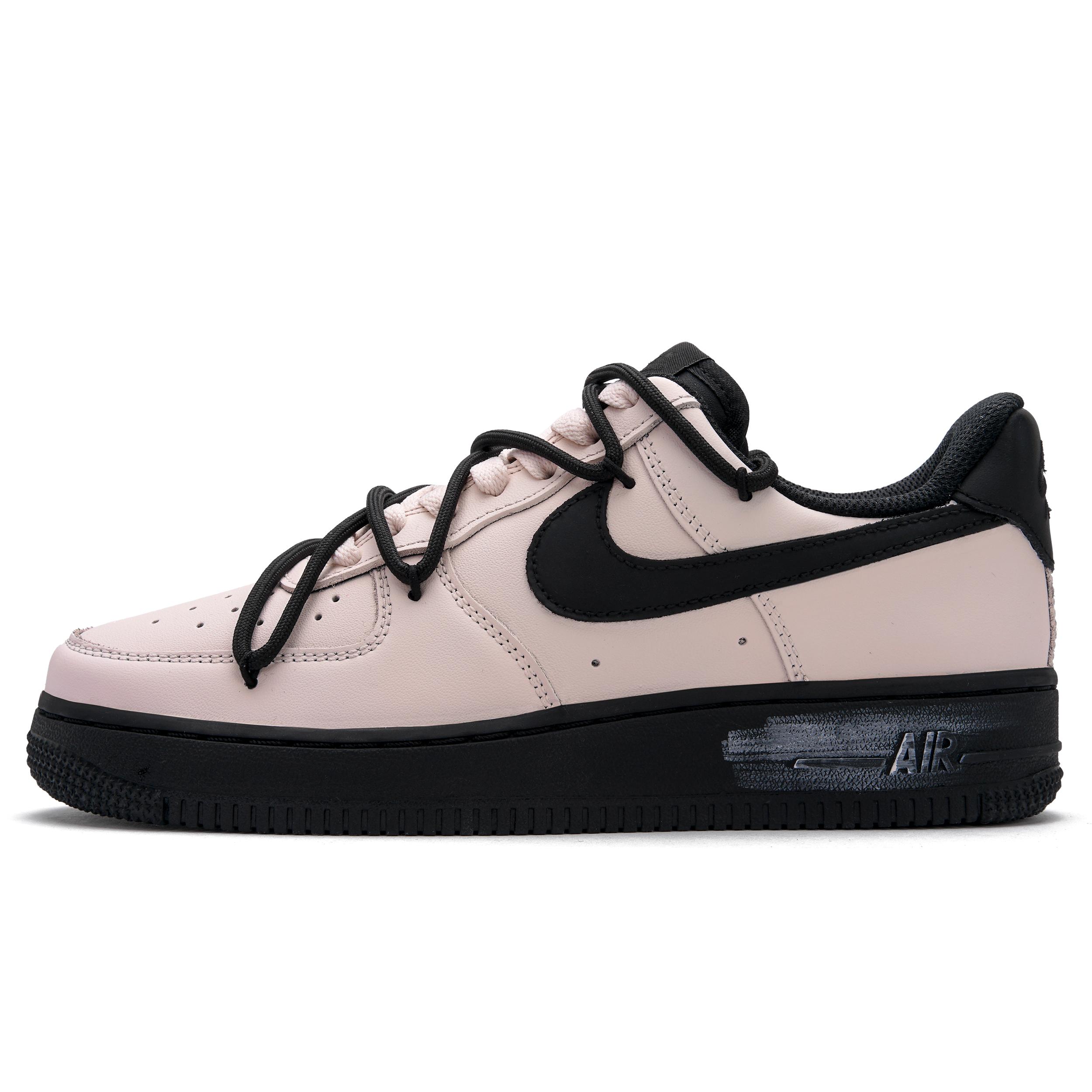

Nike Air Force 1 Peach Pudding Abrasion Resistant Low top Skateboard Shoes Unisex Black Pink CW2288-001(team990-) 38.5