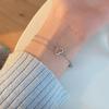 Double Layer Heart Bracelet - Women's Chic Forest Style