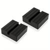 2pcs Car Jack Rubber Pads - 75mm Heavy-Duty Damping Blocks for Stable Lifting, WummiPad Compatible, Automotive Accessory Adapter