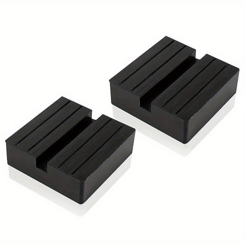 2pcs Car Jack Rubber Pads - 75mm Heavy-Duty Damping Blocks for Stable Lifting, WummiPad Compatible, Automotive Accessory Adapter
