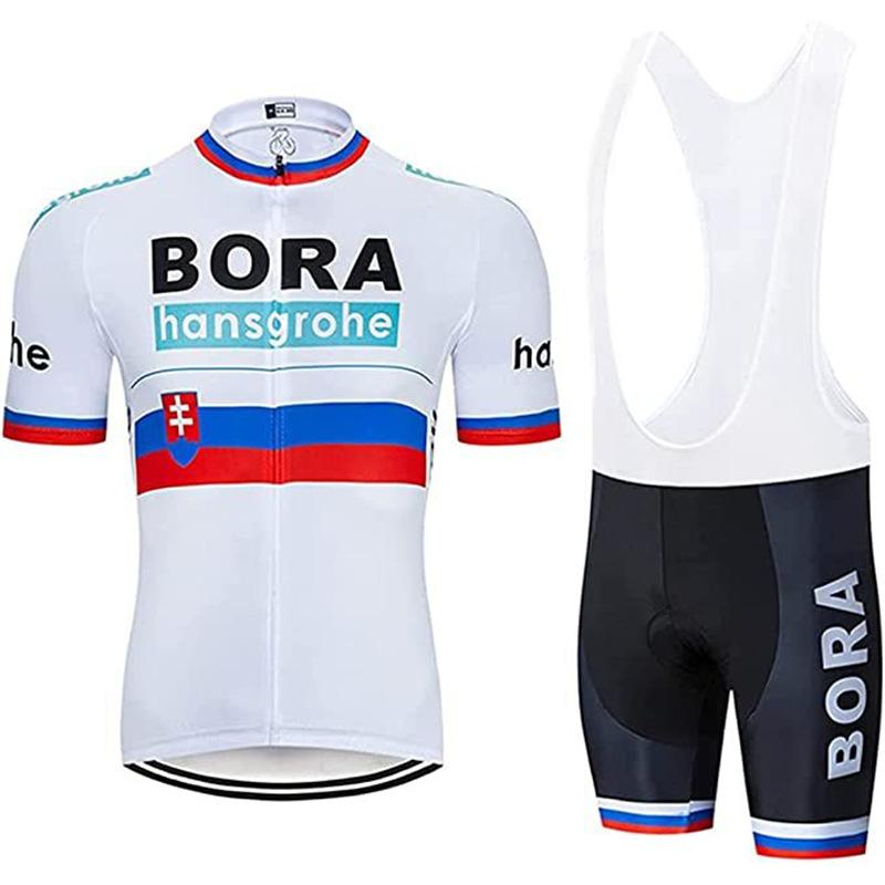 Set esclusivo transfrontaliero di abbigliamento da ciclismo BORA, maglie a maniche corte e pantaloncini, l'abbigliamento da ciclismo è personalizzato dai produttori per renderlo popolare su Amazon