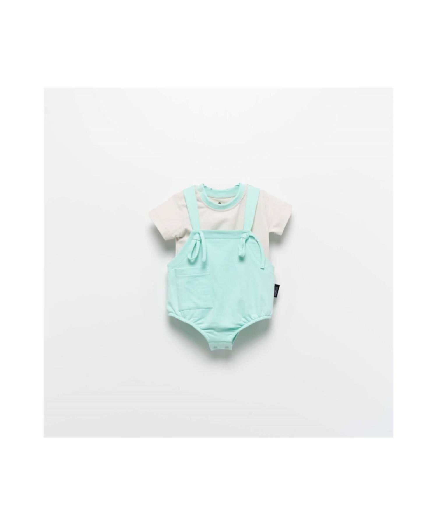 

Mint Lace-Up Overalls Miniropa