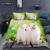Luxury 3D Cute Dog Print Home Living Duvet Cover Pillowcase Kids Bedding Set Queen and King EU/US/AU/UK Size Bedding Sets