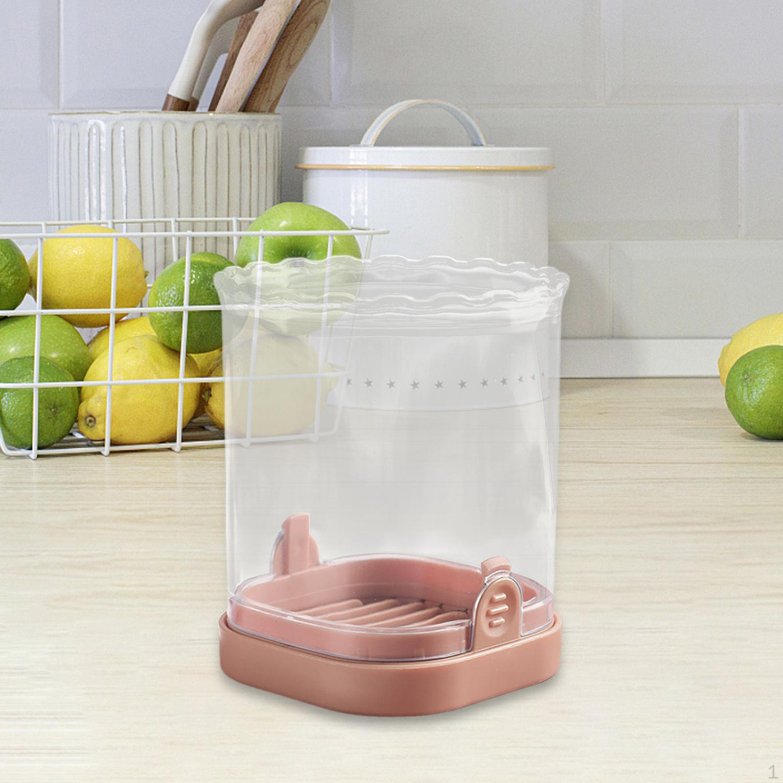 

Скоростная слайсер для фруктов и овощей с нажимной пластиной и чашкой из нержавеющей стали розовый