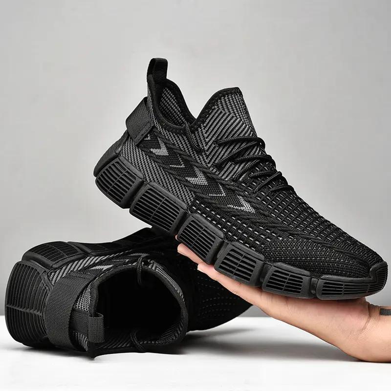 Men's Casual Shoes Breathable Flying Woven Sneakers