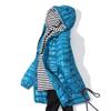 Women Warm Winter Hooded Down Jacket Ultra Light White Duck Down Coat Slim Casual Long Coat Autumn Women