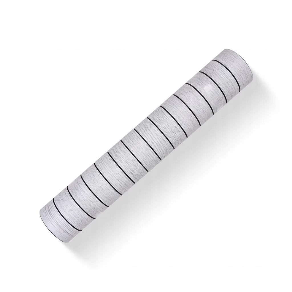 Pannello Decorativo Autoadesivo PVC Liscio Grigio Chiaro Lamele 280X60 Cm
