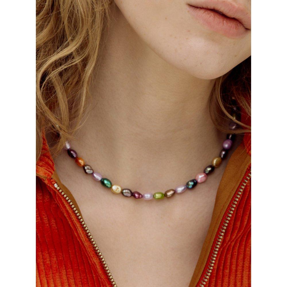 Holiday Candy Pearl Necklace