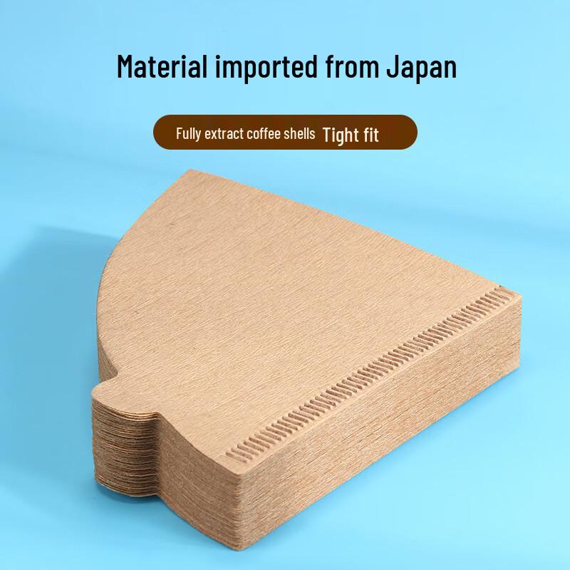 Fan-Shaped Pour-Over Coffee Filter Papers