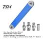 Extension Wrench High Carbon Steel Zero Degree Adjustable Ratchet Chain Drive Extender Tool Impact Set Shaft