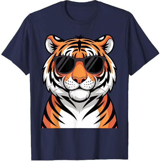 Tiger Costume for Men Women Boys Zoo Tiger Print Tiger Lover T-Shirt