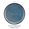 Creative and beautiful ceramic plates serving plate Retro tableware Western plate With steak for breakfast plates Japanese plate