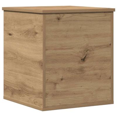 Storage Box Artisan Oak 40 X 42 X 46 Cm Wood Based Material