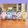Chuhe Cartoon Plastic Straw Cup Large Capacity Leak-proof Purple Color 820ml