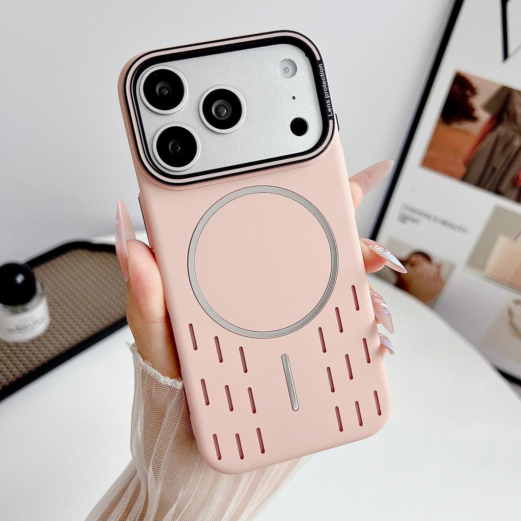 Cooling Magnetic Case for iPhone 17 Pro Max, Drop-proof Protective Cover for Apple 16 PLUS