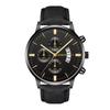 Men'S Fake Three-Eye Belt Calendar Casual Fashion Business Quartz Belt Watch One Piece Delivery