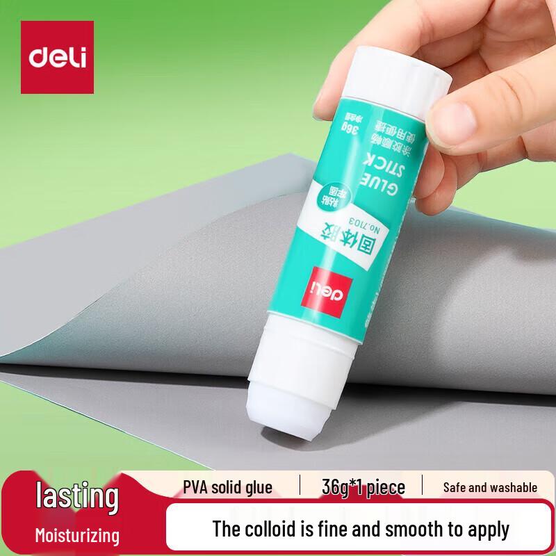 Deli 36g PVA Washable Glue Sticks (10-Pack)