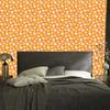 Peach and Gold Flowers Wallpaper for Living Room and Bedroom 50x1000