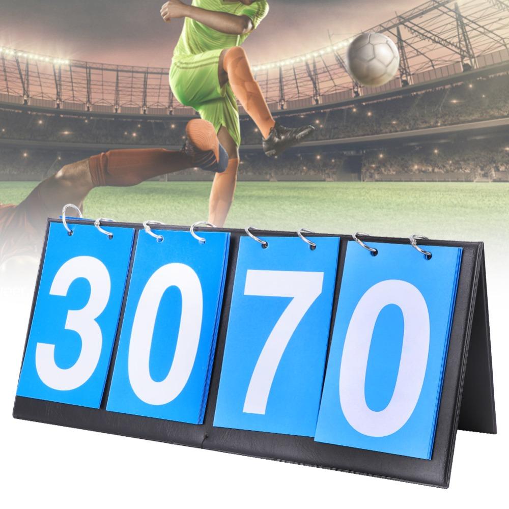 Flip Design Sports Competition Score Keeper Blue Number Flip Chart Sports Competition