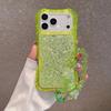 Flash Powder Resin 3IN1 Glitter Shockproof Case For iPhone 17 16 15 14 13 12 Pro Max Plus Magsafe Wireless Charging Cover