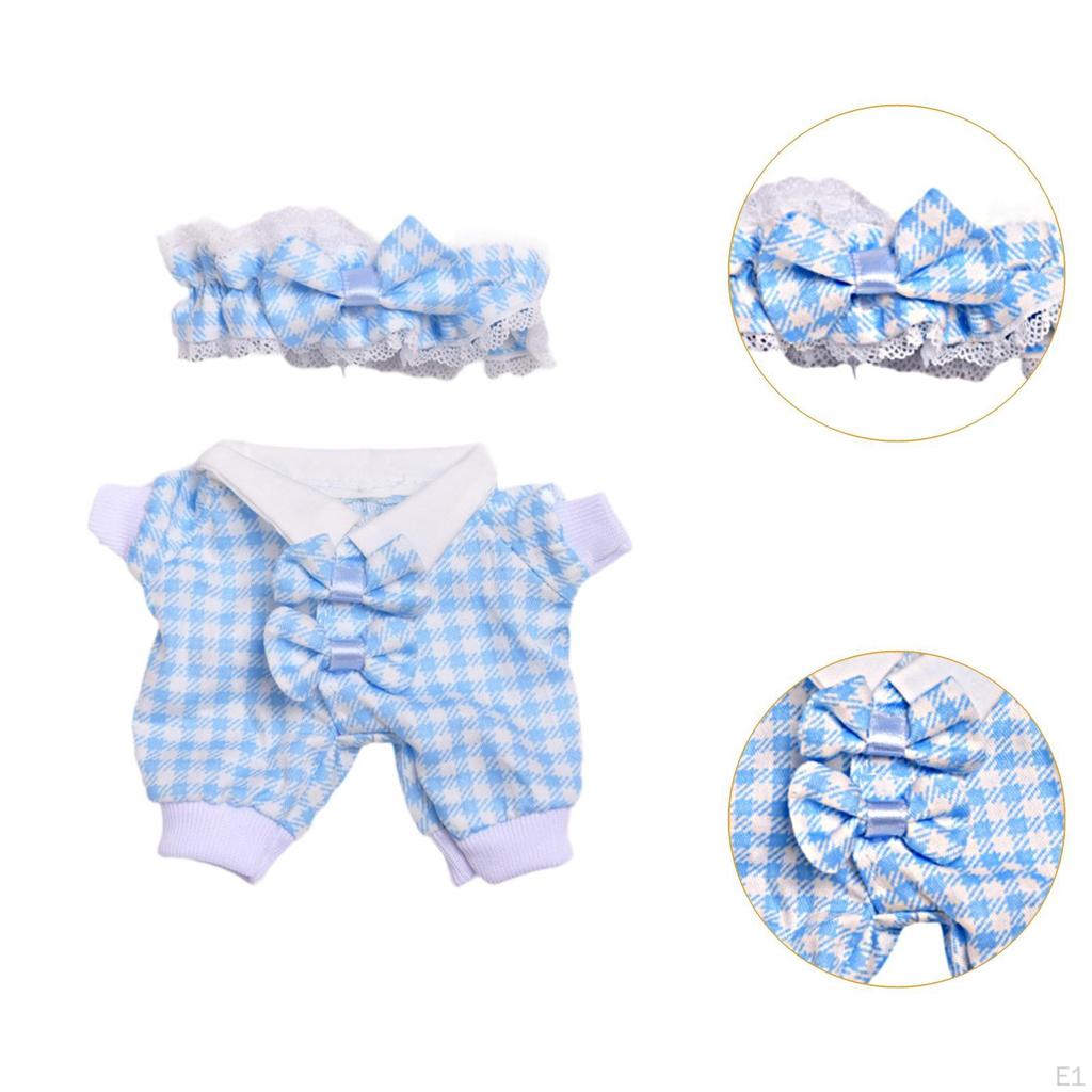 17cm Doll Clothes Crawling Suit for Dolls Photo Props Accessories Comfortable Fashion Outfit