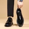 Grote Maat Zomer Leren Schoenen Heren 2026 Nieuwe Zakelijke Jurk Brock Brits Casual Herenschoenen