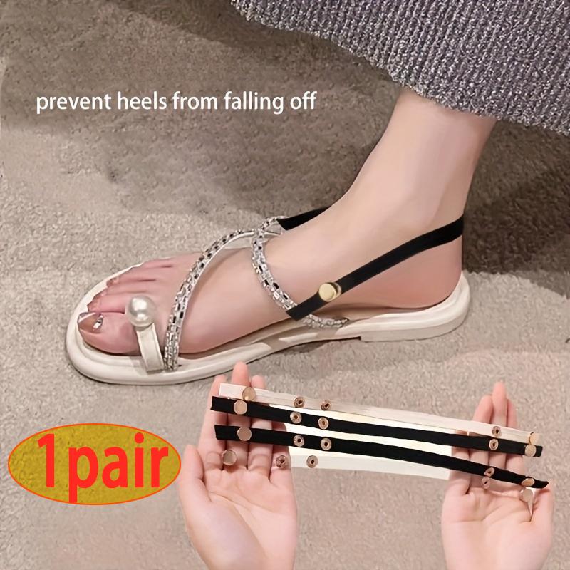 Invisible Adjustable Fixing Belts Transparent Shoelaces for High Heel Shoes Clear Shoe Laces Straps Holding Loose Ankle Shoelace
